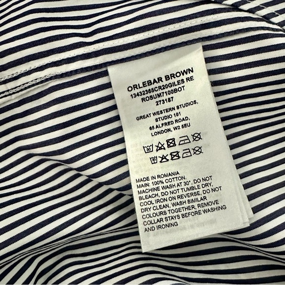 Orlebar Brown Giles Cotton Shirt - Picture 5 of 7